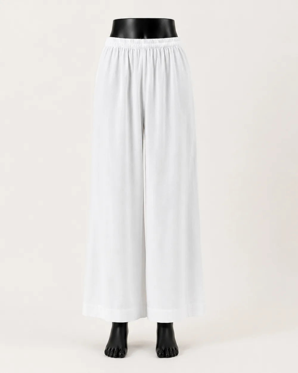 Pure White Palazzo Pants