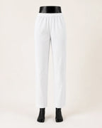 Pure White Straight Pants