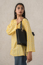 Yellow Short Kurti