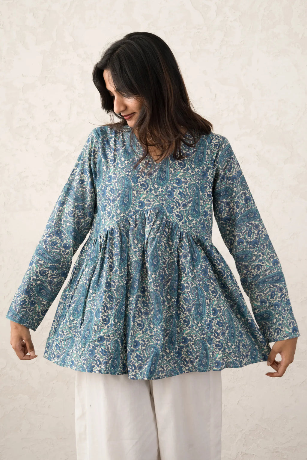 Zareen Flared Short Kurti