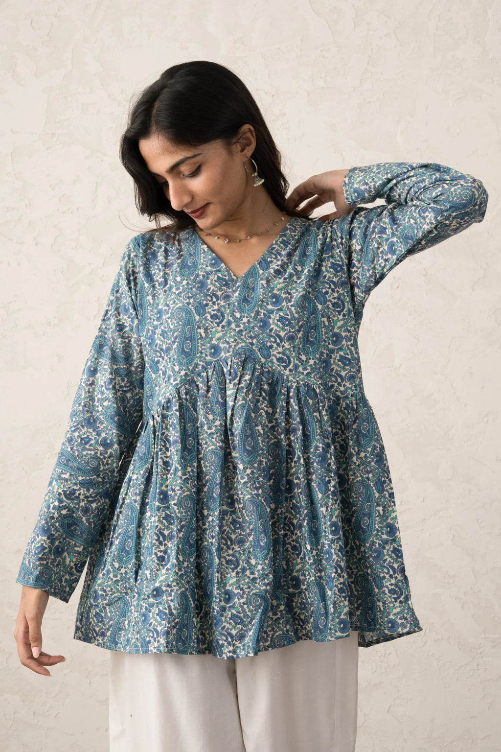 Zareen Flared Short Kurti