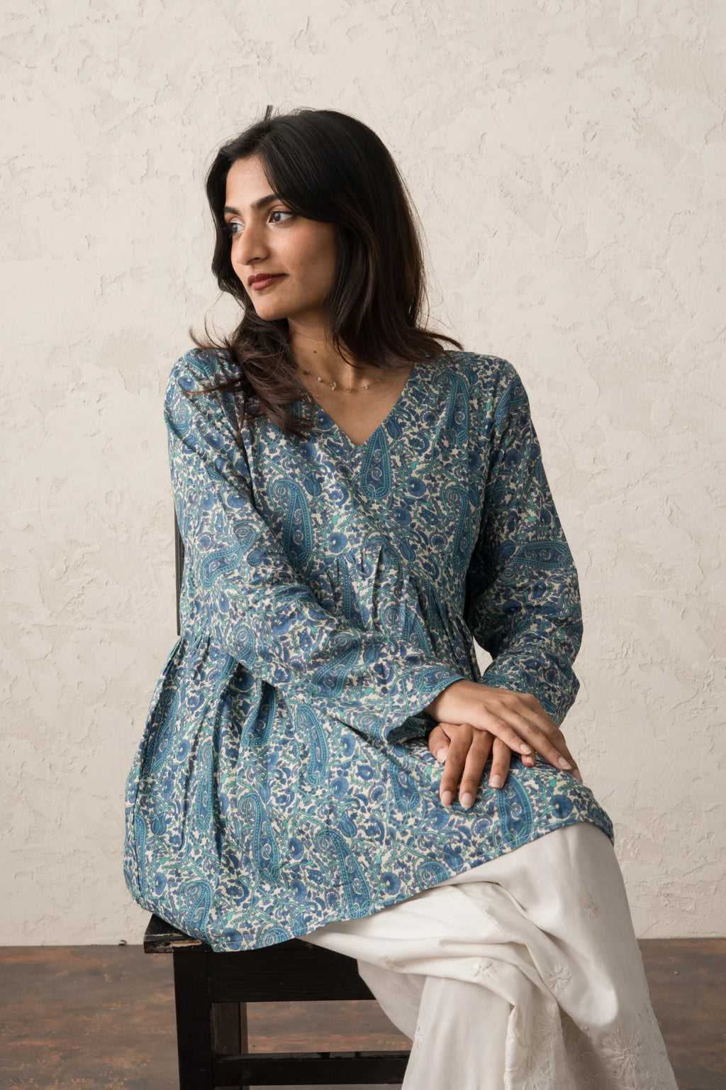 Zareen Flared Short Kurti