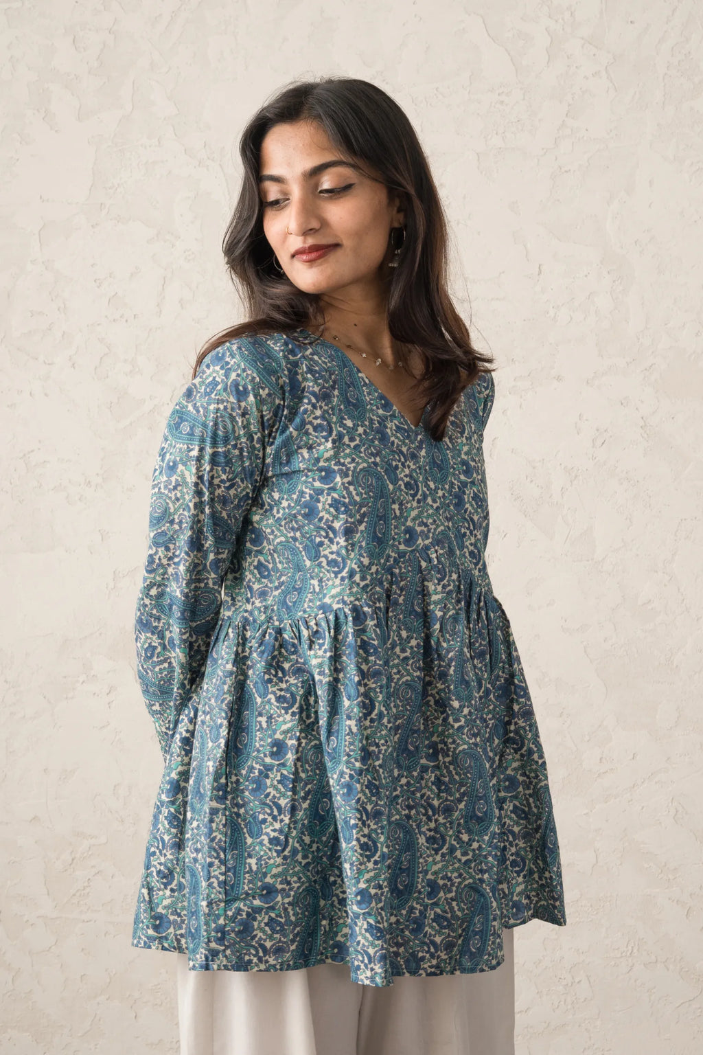 Zareen Flared Short Kurti