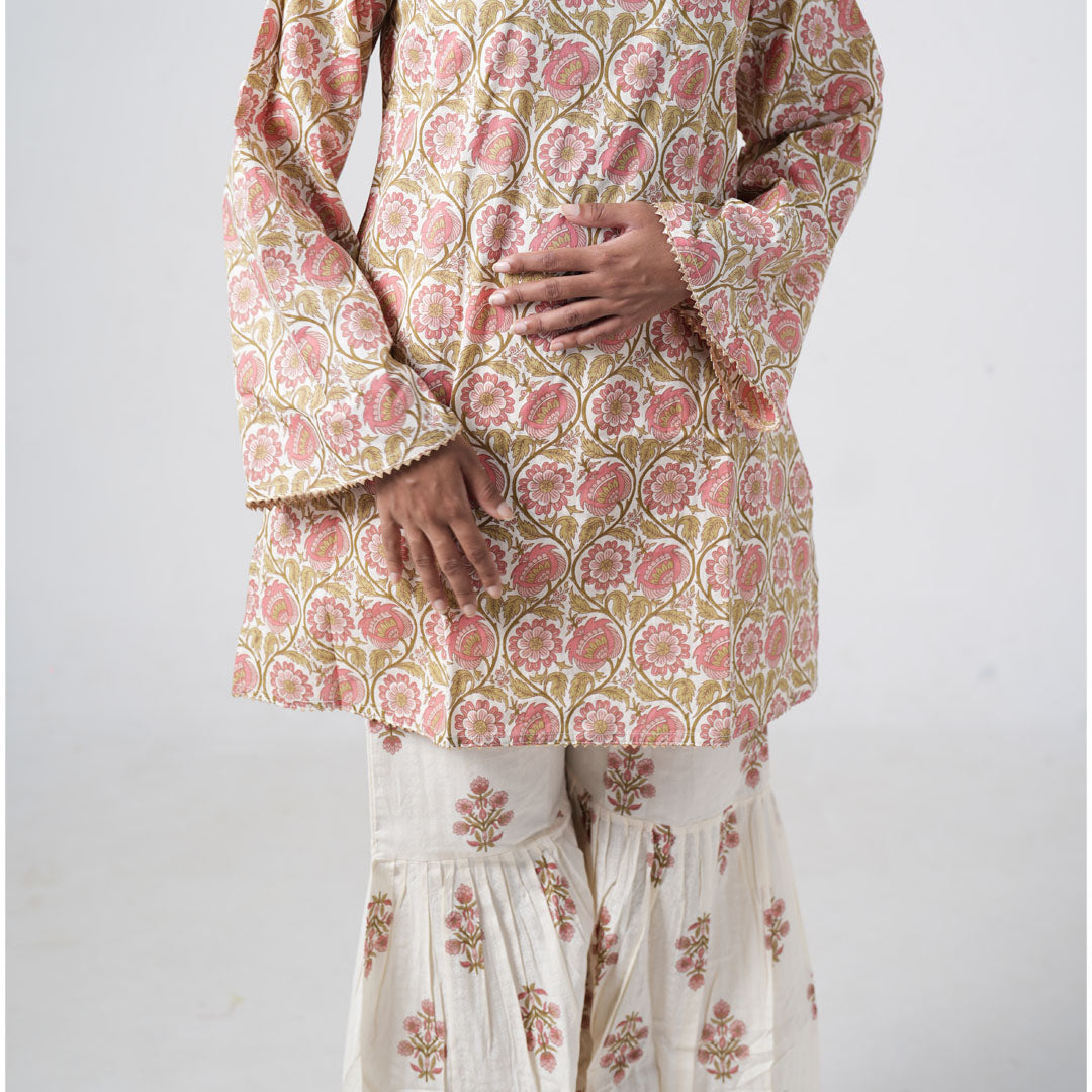 Aafreen Peach Blush Co-ord Set