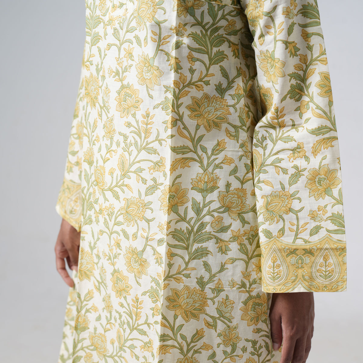 Haldi Baagh Long Kurti