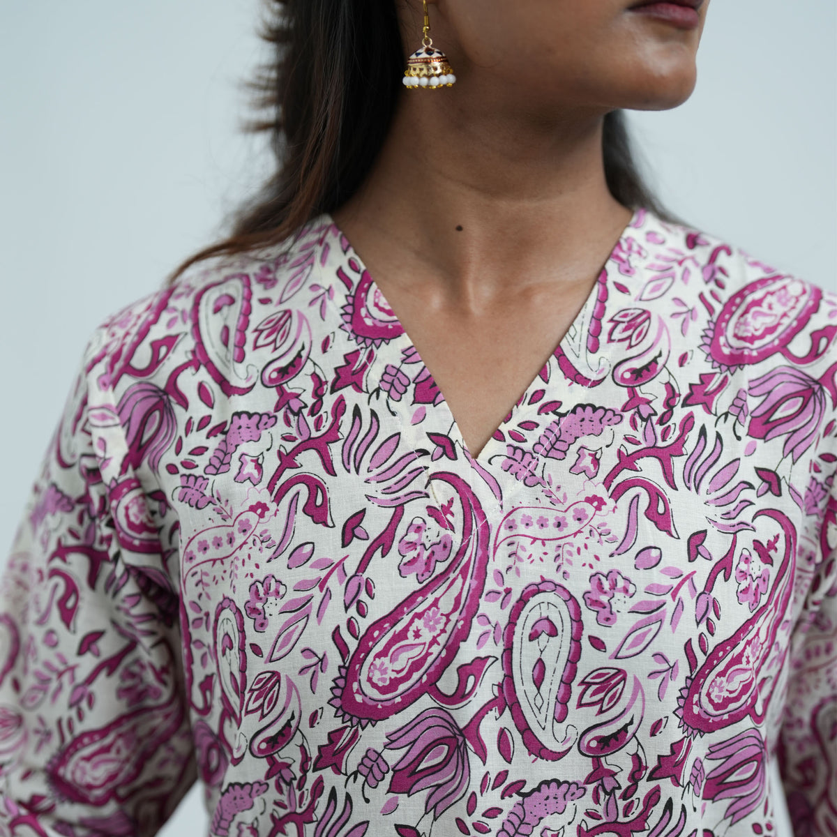 Gul Noor Knee Kurti