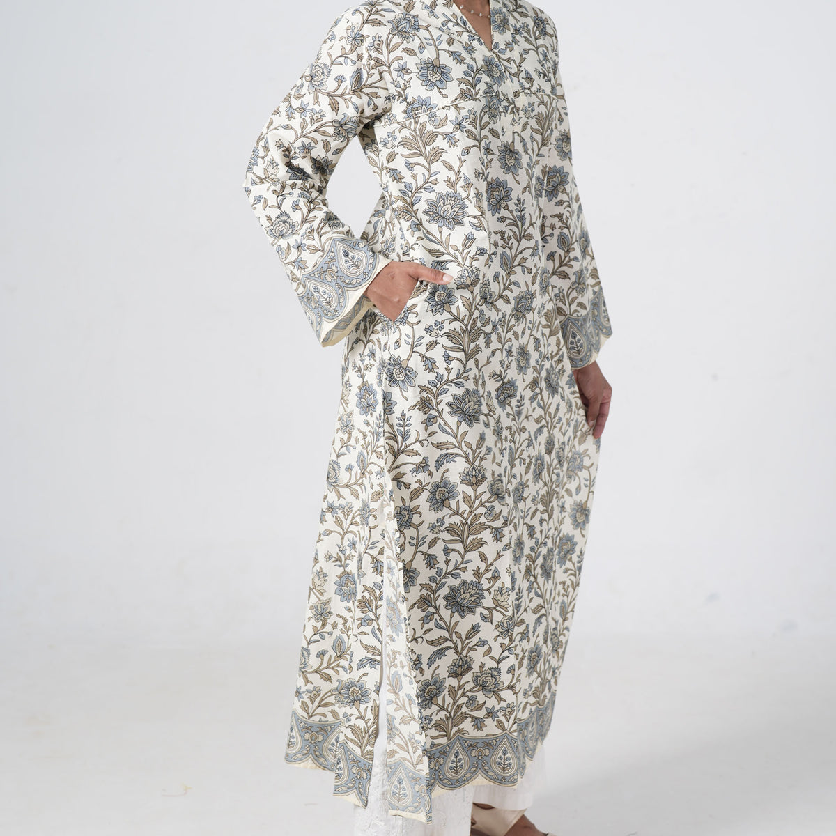 Neel Baagh Long Kurti
