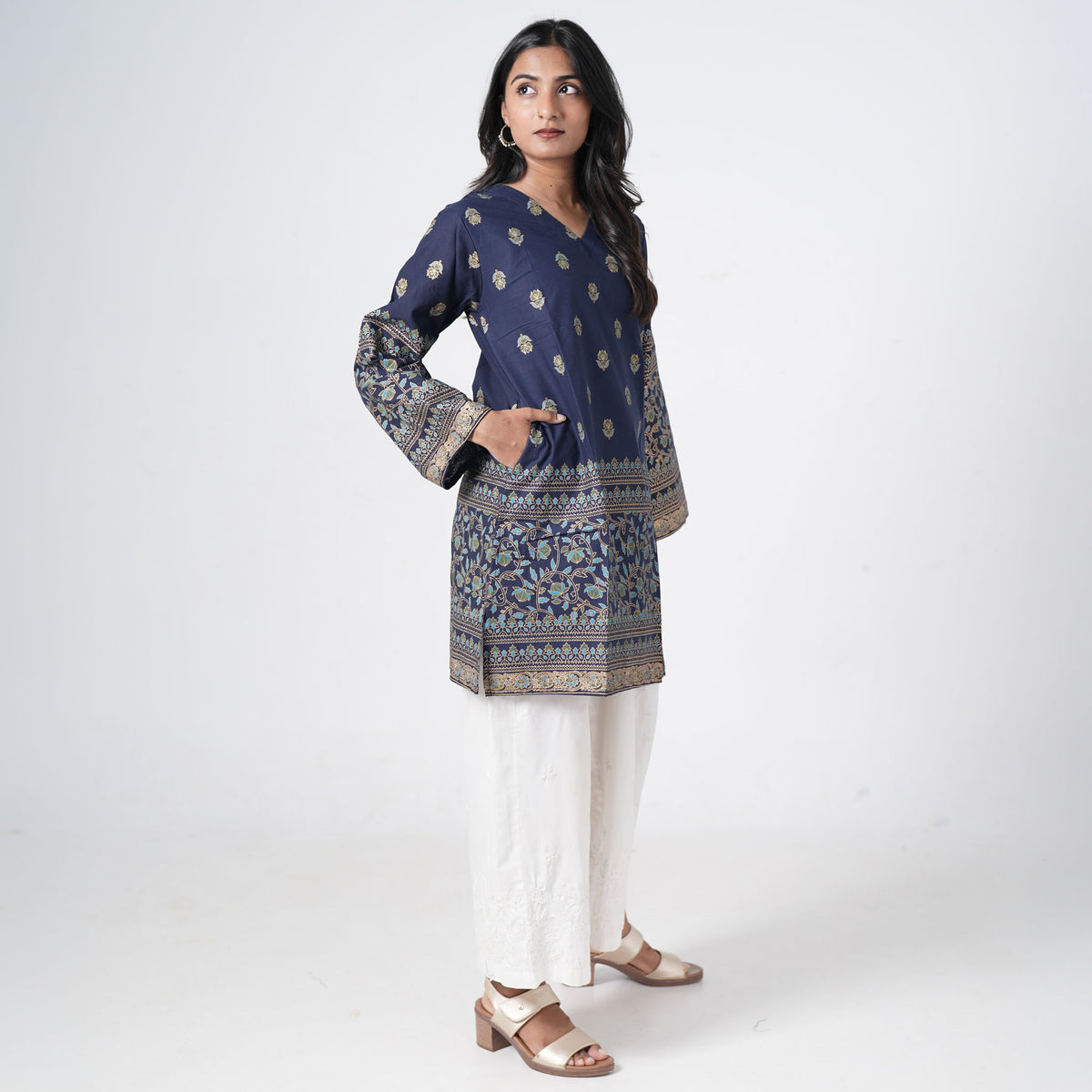 Sapphire Knee Kurti
